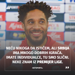 Ešli Vilijams pred utakmicu sa Srbijom