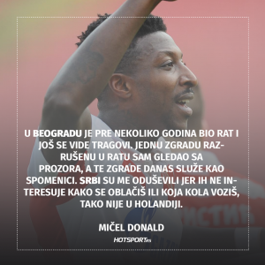 Utisci Mičela Donalda o Srbiji