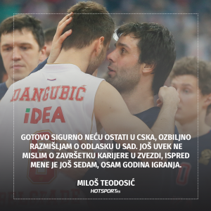 Miloš Teodosić o planovima za budućnost