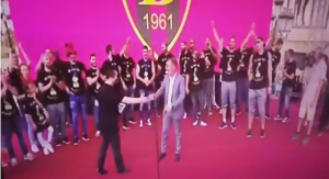 ŠAMPIONI EVROPE: Rukometaši Vardara dočekani u Skoplju (VIDEO)