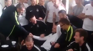 REAKCIJA NA RIVALA: Pogledajte kako su ‘prihvatili’ Budućnost igrači Partizana (VIDEO)