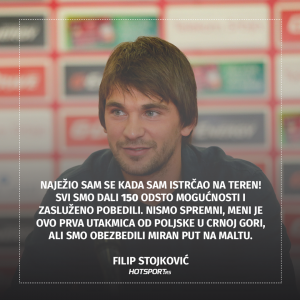 Filip Stojković posle pobede nad Florijanom