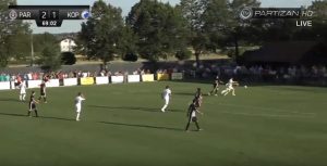 SREĆA ŠTO JE PRIJATELJSKA: Velika greška defanzivca Partizana koja ne prolazi bez kazne (VIDEO)