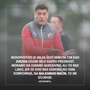 Vladan Milojević posle remija sa Florijanom