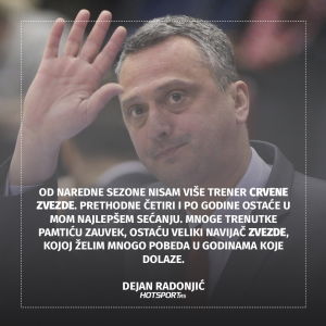 Dejan Radonjić o odlasku iz Zvezde