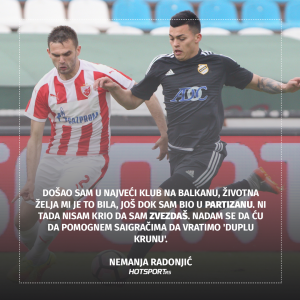 Nemanja Radonjić nakon dolaska u Zvezdu
