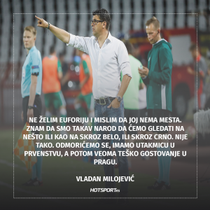 Vladan Milojević posle pobede nad Spartom