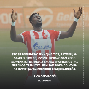 Ričmond Boaći o ponudi Hofenhajma