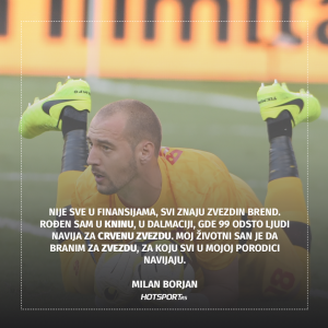 Milan Borjan po dolasku u Zvezdu