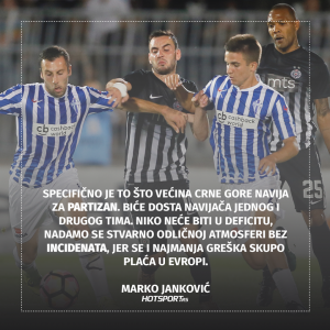 Marko Janković pred revanš u Podgorici