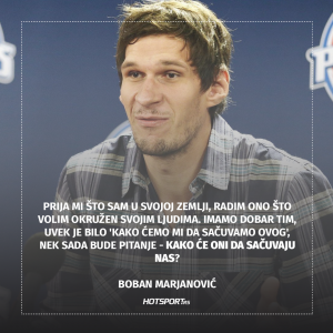 Boban Marjanović sa priprema reprezentacije
