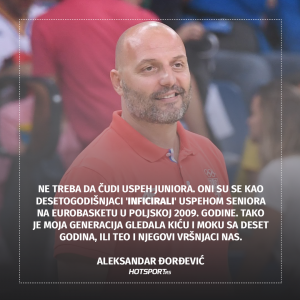 Aleksandar Đorđević o uspehu U18 reprezentacije