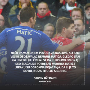 Stiven Džerard o Nemanji Matiću