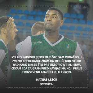 Matijas Lesor po dolasku u Beograd