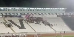 ČUJE SE PESMA: Gosti koriste prazne tribine, atmosfera po taktu Mađara (VIDEO)