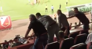 INCIDENTI U NOVOM SADU: Sa tribina ka loži uvrede, u suprotnom smeru – udarci i pretnje (VIDEO)