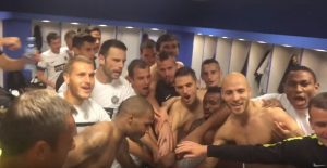 VELIKA PROSLAVA: Crno-beli još u Felčutu krenuli da slave, imali posebnu poruku za Milan (VIDEO)