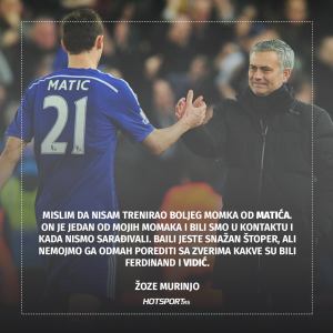 Žoze Murinjo o Nemanji Matiću