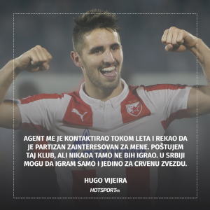 Hugo Vijeira o ponudi Partizana