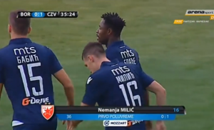 PROBIJEN BUNKER BORCA: Lepa akcija i gol Milića za vođstvo Zvezde u Čačku (VIDEO)