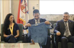 MINISTAR UGOSTIO ŠAMPIONE: Prijem za zlatne sportiste sa Univerzijade