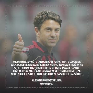 Kostakurta o statusu SMS-a u reprezentaciji