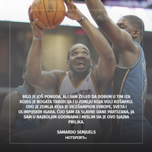 Samardo Semjuels po dolasku u Partizan