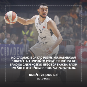 Najdžel Vilijams Gos o svojoj ulozi u Partizanu