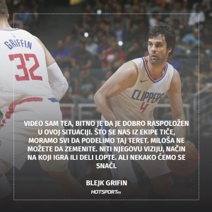 Blejk Grifin o povredi Miloša Teodosića