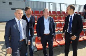 RADNA POSETA: Slaviša Kokeza ugostio prvog potpredsednika UEFA