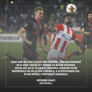 Boaći pred sutrašnji meč sa Arsenalom