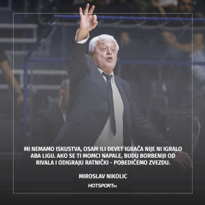 Miroslav Nikolić par dana pred derbi