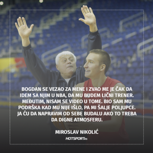 Muta Nikolić o Bogdanu i NBA