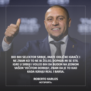 Roberto Karlos o reprezentaciji Srbije