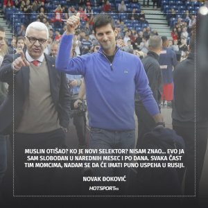 Novak Đoković o fudbalskoj reprezentaciji