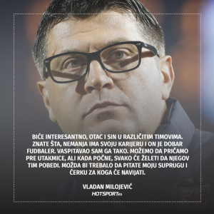 Vladan Milojević pred povratak na Banovo brdo