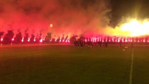 EMOCIJE U ‘ZAPALJENOM’ ZEMUNELU: Grobari napravili feštu na treningu Partizana! (VIDEO)