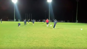 ODRAĐEN TRENING NA MINUS TRI STEPENA: Da li ova postava napada BATE? (VIDEO)