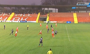 BORAC POKLEKAO VEĆ U TREĆEM MINUTU: Da li je bio ofsajd kod gola Zvezde? (VIDEO)