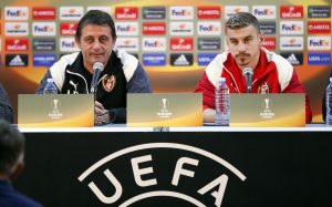 TRENER SKENDERBEGA: Protivnik da nam obezbedi mir kao i mi njemu, fudbal treba da spaja (FOTO)