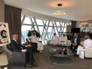 PRED DUEL MLADIH TIMOVA: Pogledajte kako su u Kataru dočekali čelnike FSS