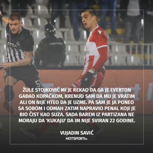 Vujadin Savić nakon ‘večitog derbija’