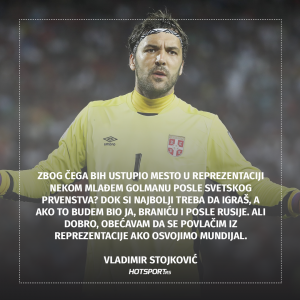 Vladimir Stojković o napuštanju reprezentacije