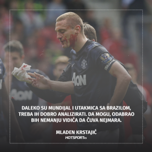 Mladen Krstajić o duelu sa Brazilcima