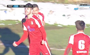 VODI NAPREDAK: Duva promaja po levoj strani odbrane Partizana, Vukanović za 1:0 (VIDEO)