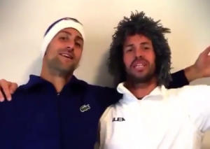 VESELO: Đoković i Štepanek vas pozdravljaju u prazničnom raspoloženju (VIDEO)