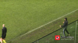 ŠOU NA BRDU: Navijači Zemuna ‘napali’ grudvama, Lalatović im brutalno odgovorio! (VIDEO)