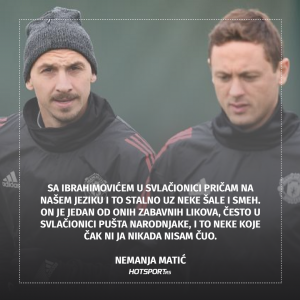 Nemanja Matić o Zlatanu Ibrahimoviću