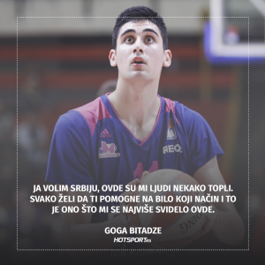 Goga Bitadze o Srbiji