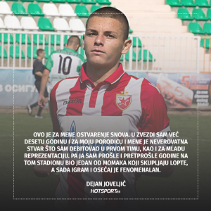 Dejan Joveljić o debiju u Zvezdi
